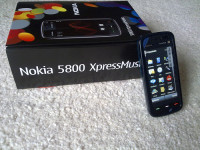 Black And Grey Nokia XpressMusic 5800