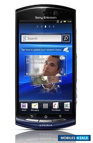 Black Sony Ericsson Xperia neo V