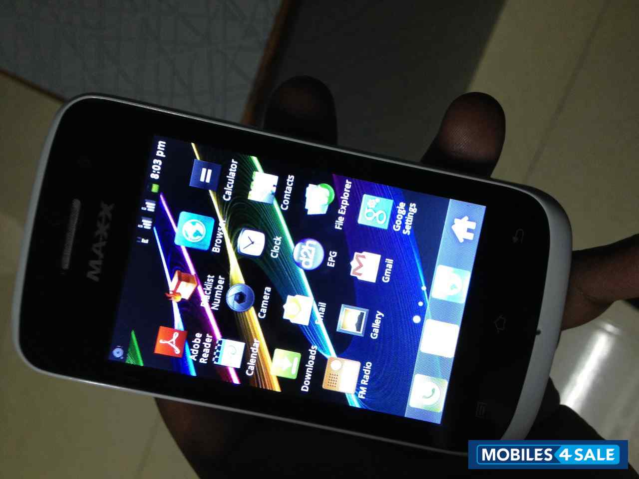 White Maxx Genx Droid 7