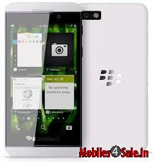White BlackBerry Z10