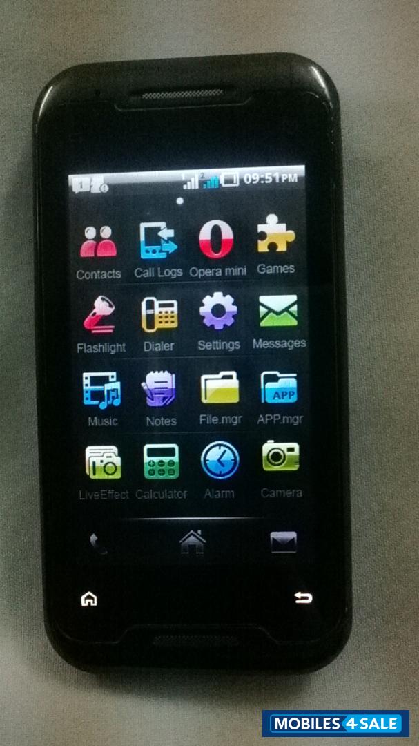 Black Micromax X650 Black Micromax X650