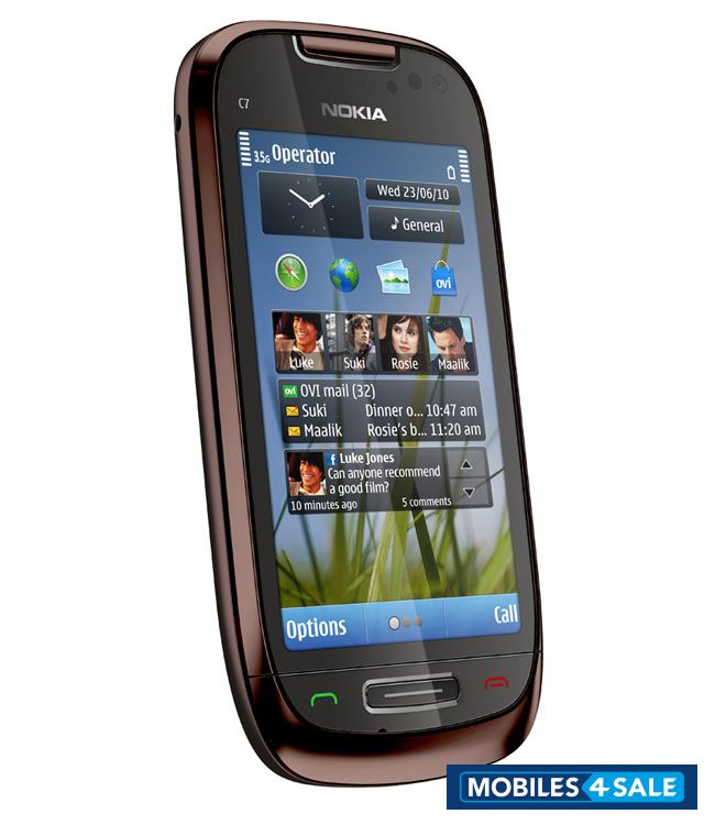 Brown Nokia C7