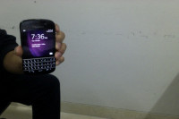 Black BlackBerry Q10