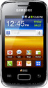 Black Samsung Galaxy Y Duos S6102