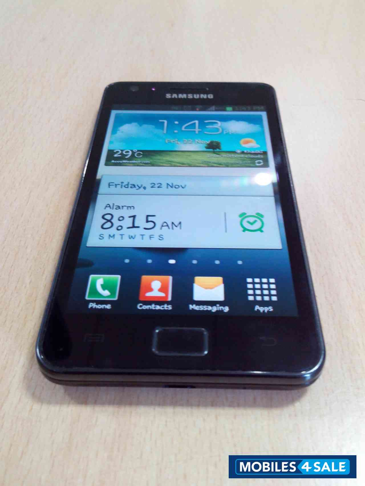 Black Samsung Galaxy S2 I9100G