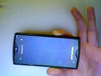 Black Sony Ericsson Xperia ray