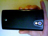 Black Sony Ericsson Xperia ray