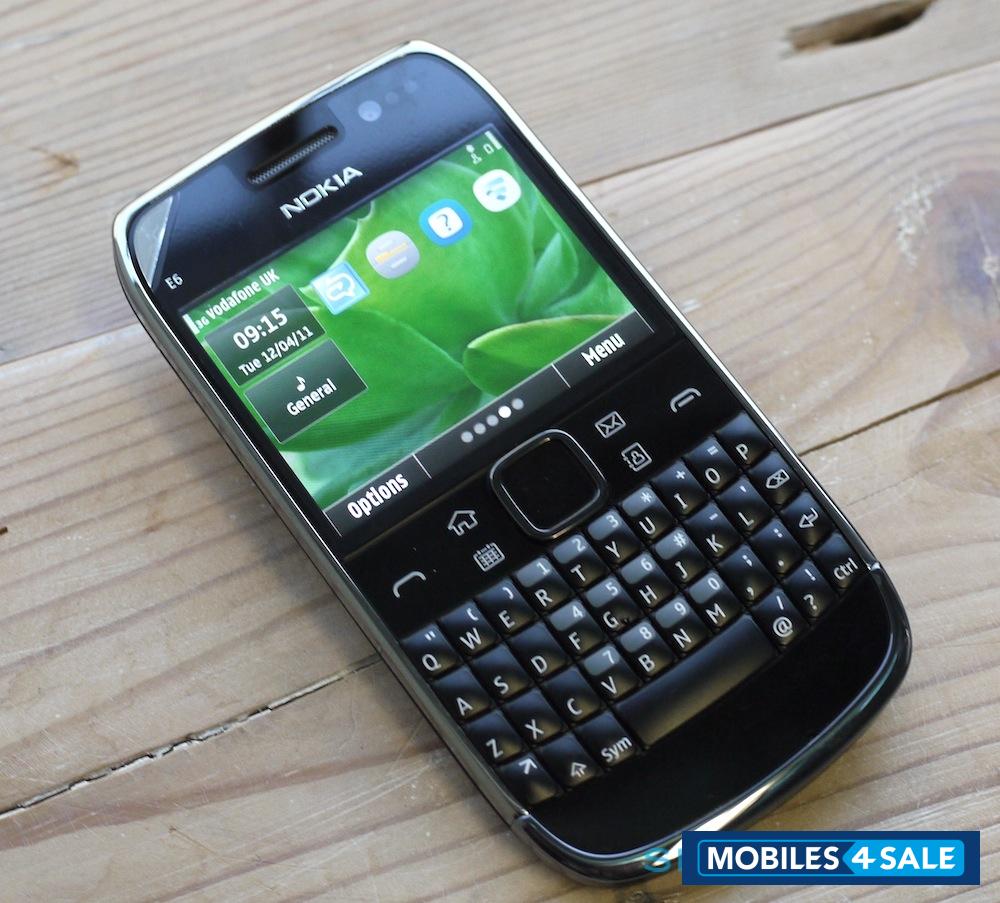 Black Nokia E6 Touch n Type