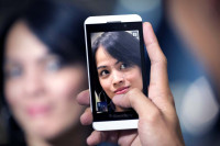 White BlackBerry Z10