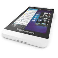 White BlackBerry Z10