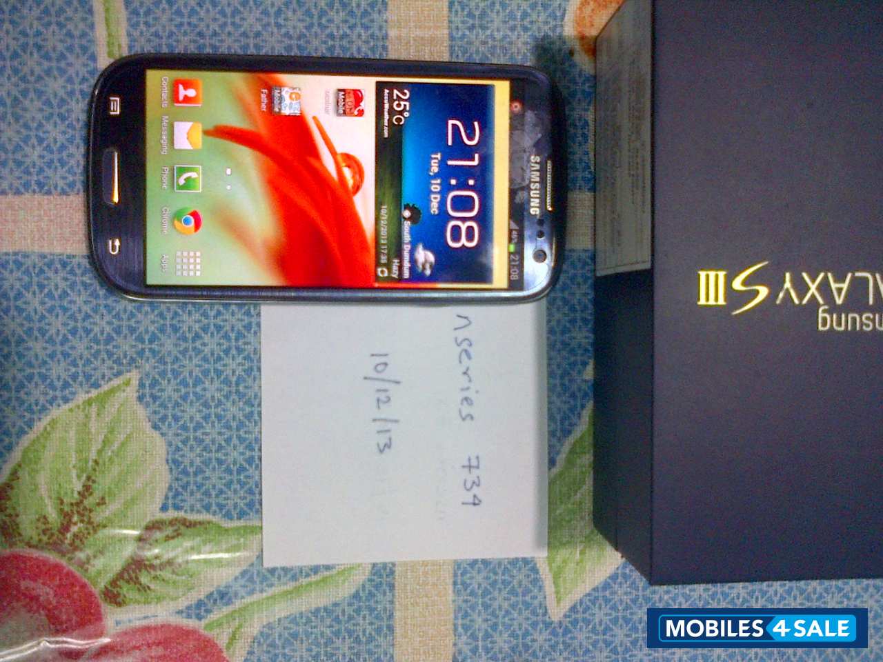 Blue Samsung Galaxy S3 Blue Samsung Galaxy S3