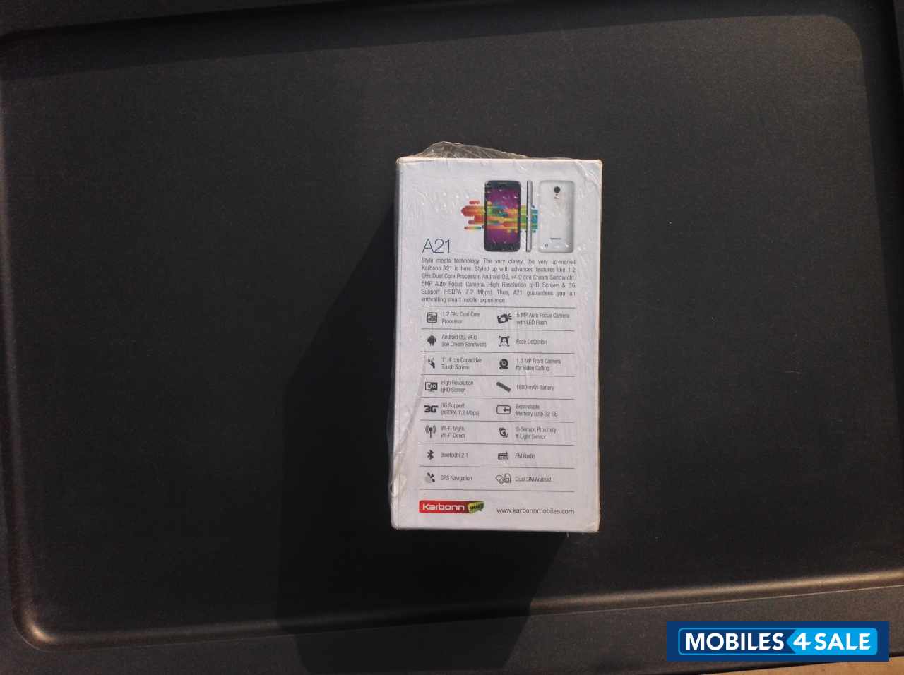Black Karbonn A21