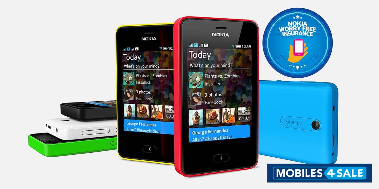 Red Nokia Asha 501