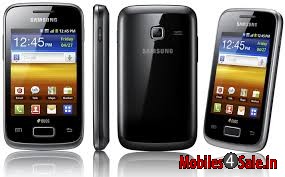 Black Samsung Galaxy Y Duos S6102