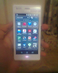 White Sony Xperia M