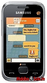 Silver Black Samsung Champ Deluxe Duos C3312