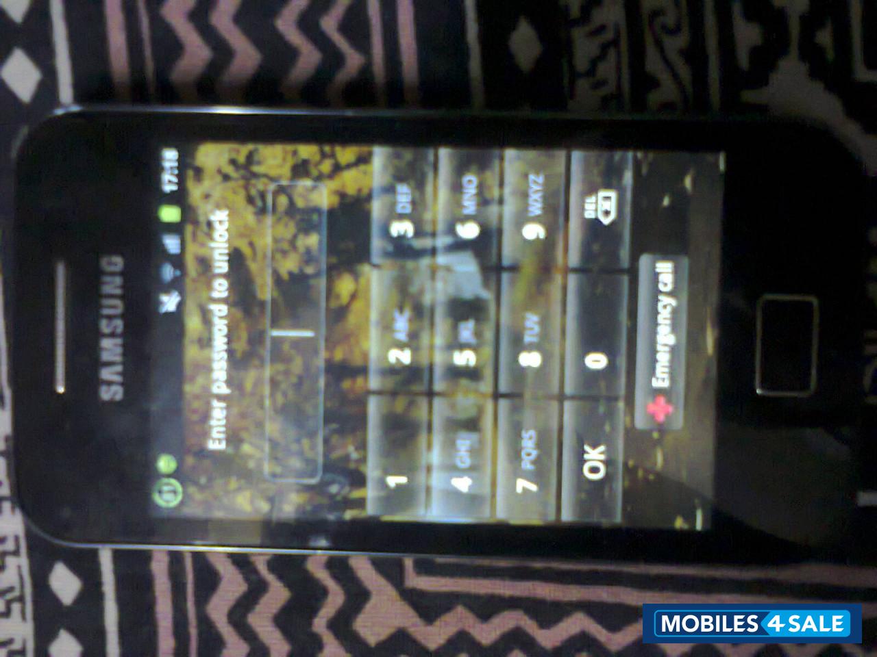 Black Samsung Galaxy Ace