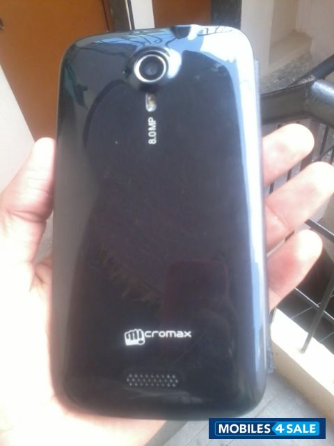 Black Micromax Canvas HD A116
