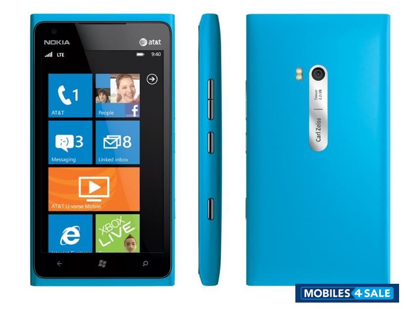 Blue Nokia Lumia 800