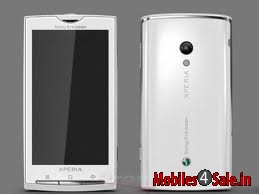 White Sony Ericsson Xperia X10