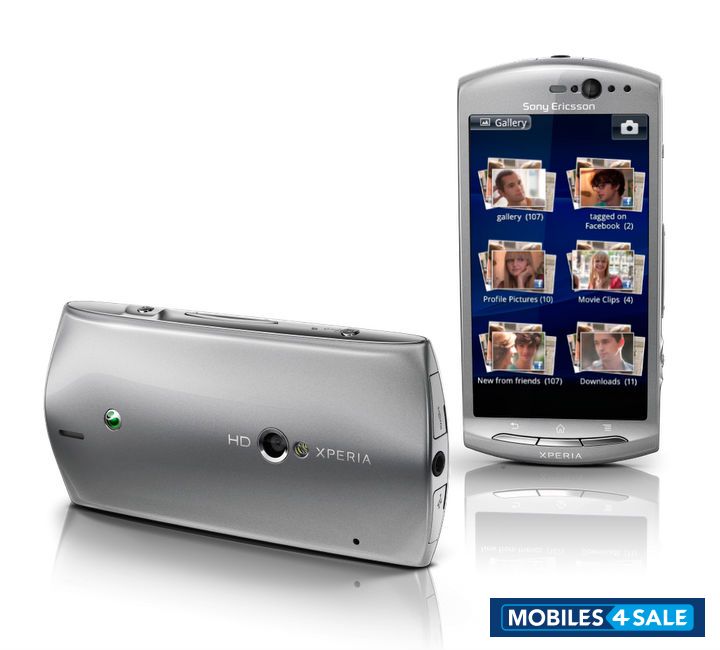 Silver Sony Xperia neo V