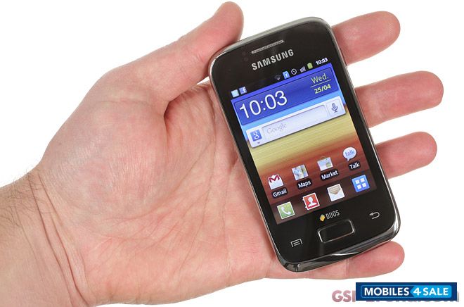 Black Samsung Galaxy Y Duos S6102