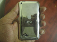 Black With Silver Back Apple iPod