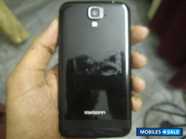 Black And Silver Karbonn A18 Plus