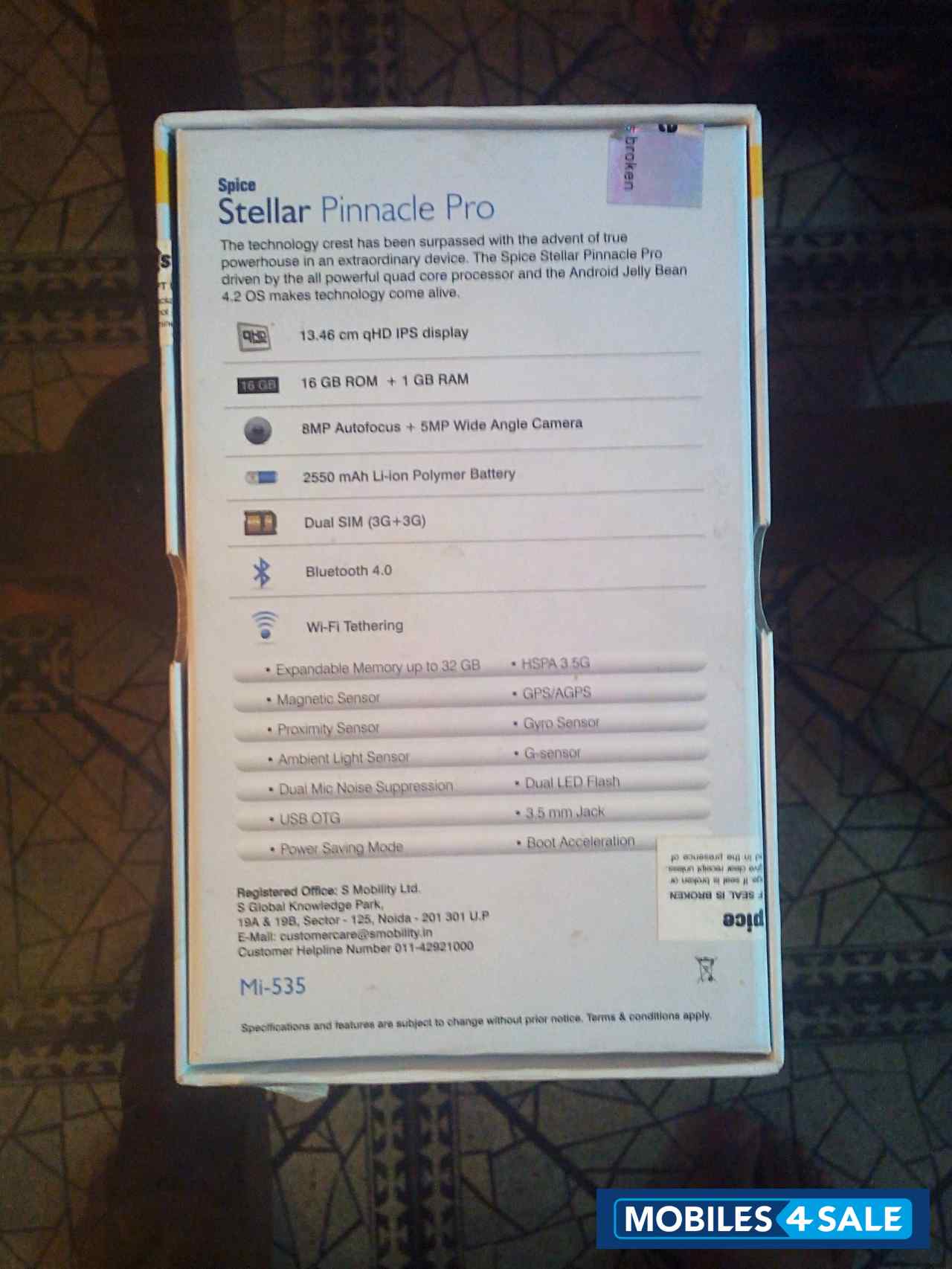 Spice Mi-series 535 Spice Mi-series 535