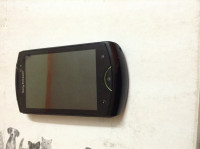 Black Sony Ericsson WT19i live with walkman