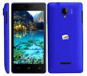 Blue Micromax Canvas Fun A74