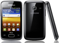 Black Samsung Galaxy Y Duos S6102