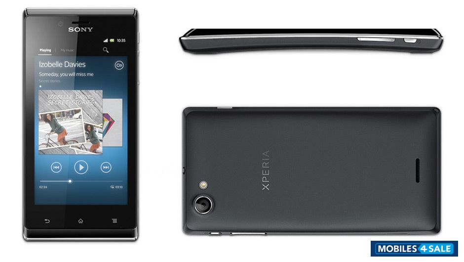 Black Sony Xperia J