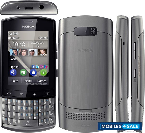 Black Nokia Asha 303