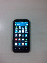 Black Motorola Defy XT 535