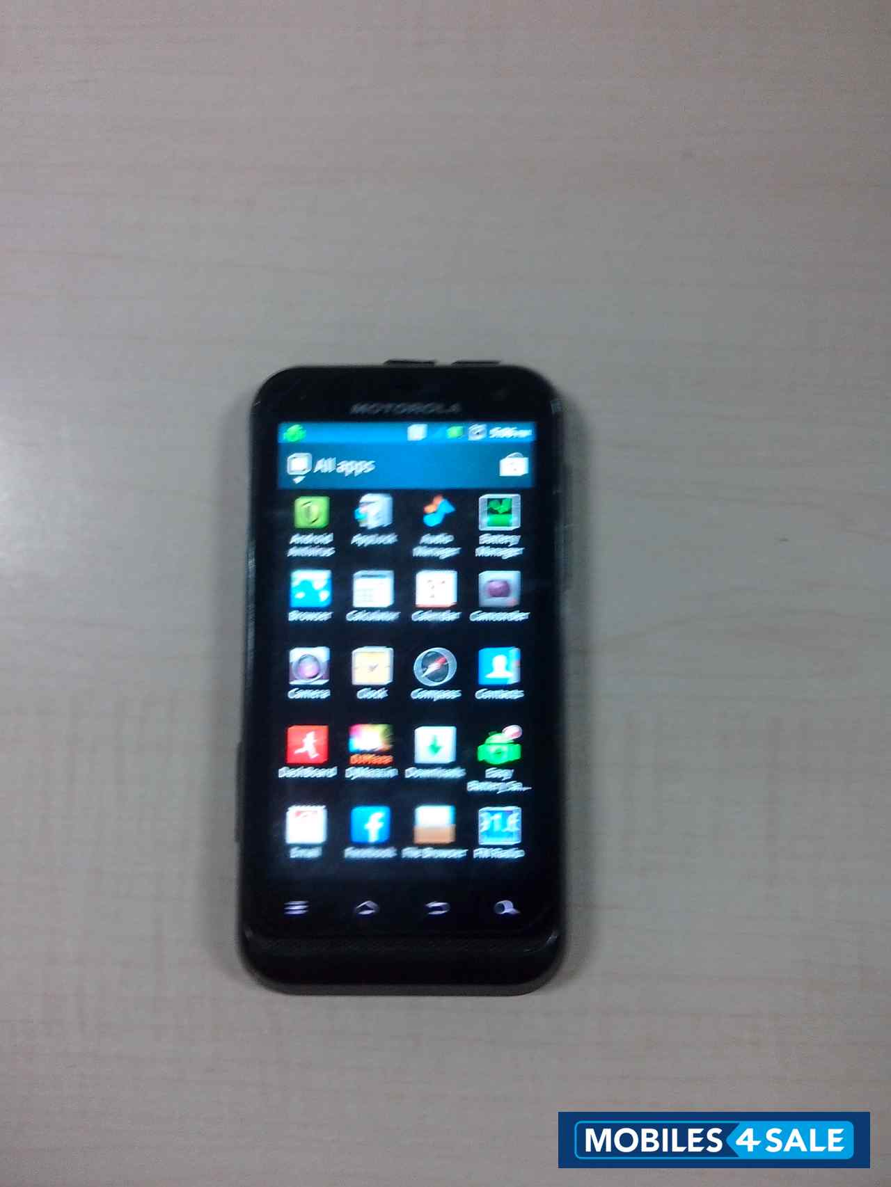 Black Motorola Defy XT 535