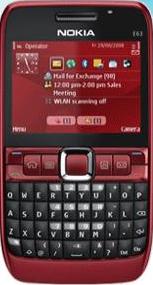 Red Nokia E63