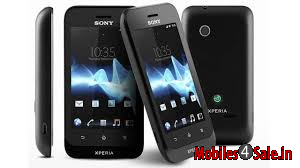Black Sony Xperia tipo dual