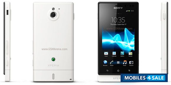 White Sony Xperia sola