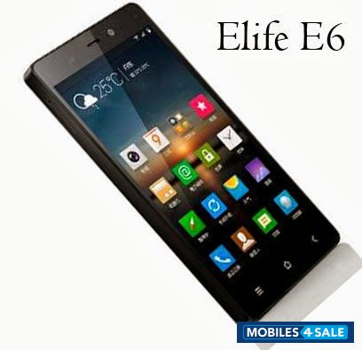 Black Gionee Elife E6