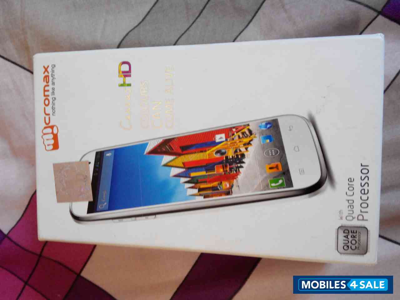 Black Micromax Canvas HD A116