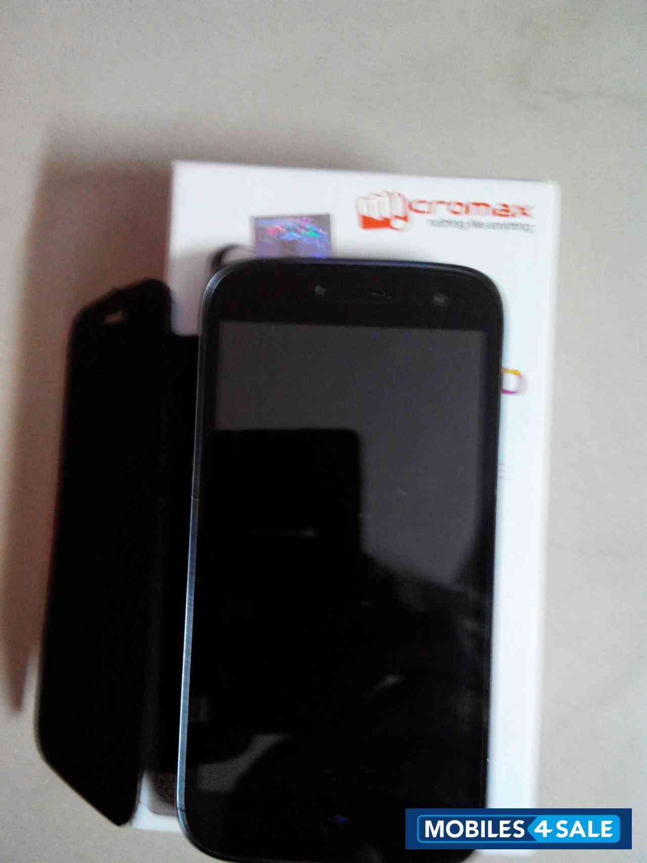 Black Micromax Canvas HD A116