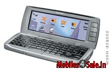 White & Silver Nokia 9500 Communicator