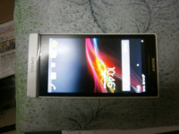 White Sony Xperia SL