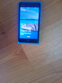 Blue Nokia Lumia 900