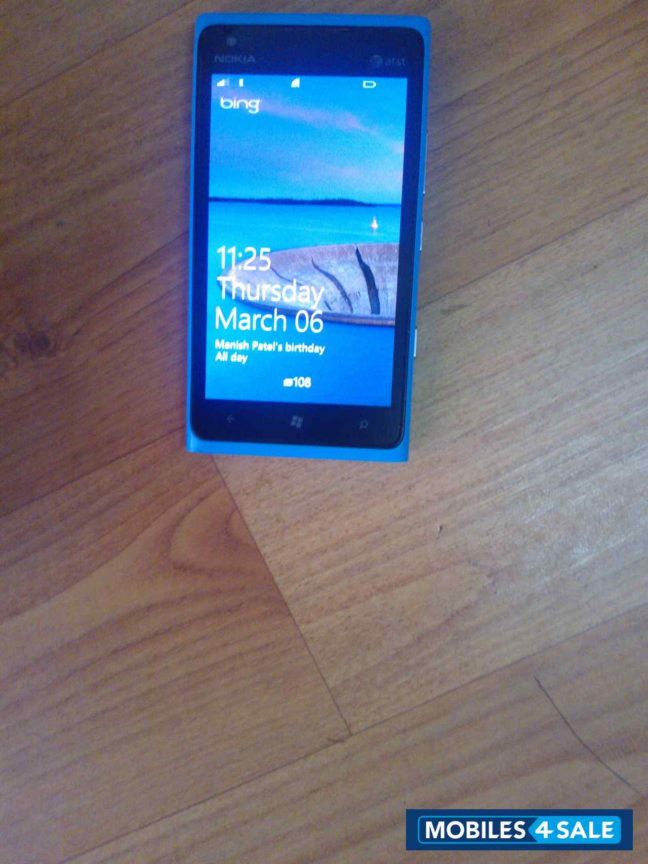 Blue Nokia Lumia 900