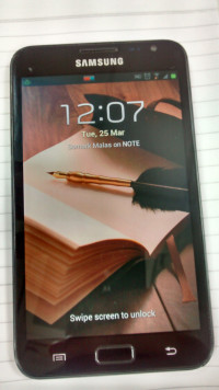 Black Samsung Galaxy Note