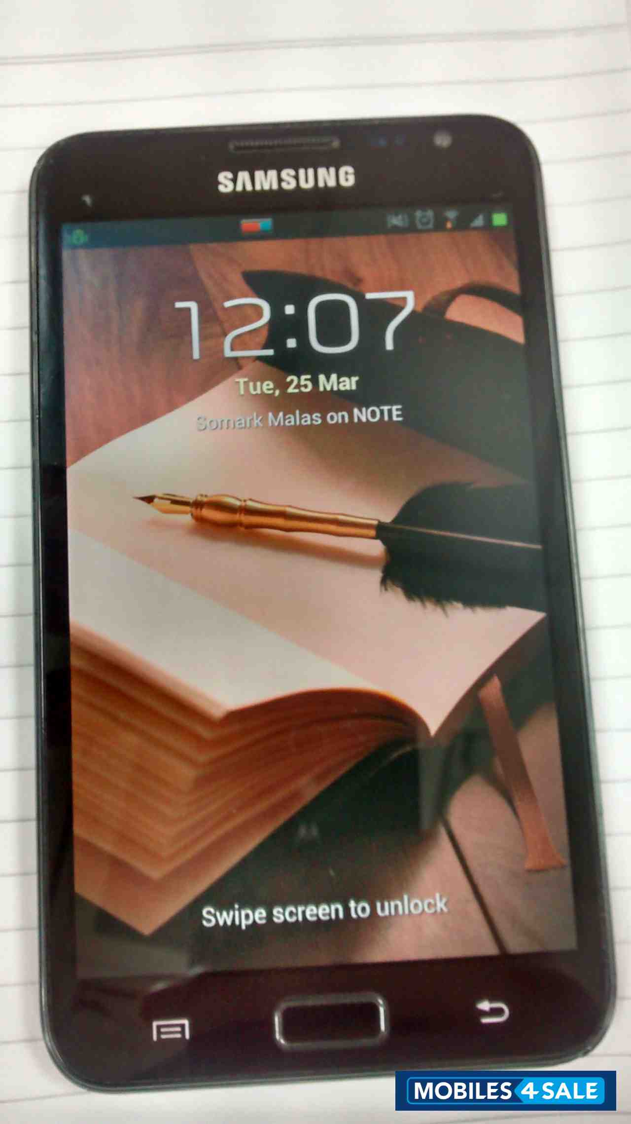 Black Samsung Galaxy Note