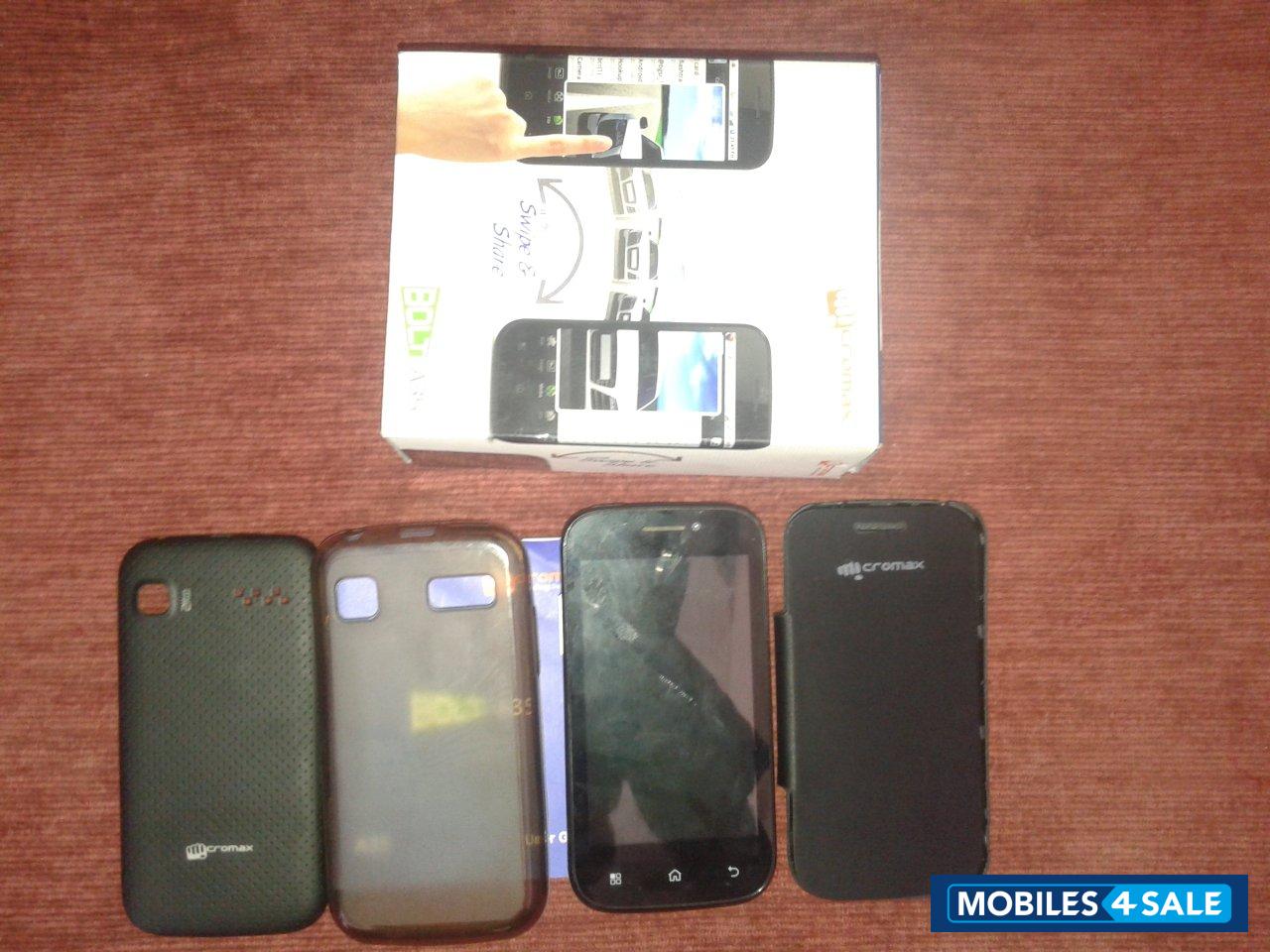 Black Micromax A35 Bolt