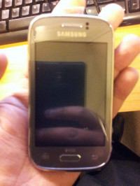 Grey Samsung Galaxy Young